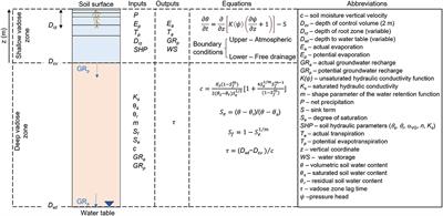 Analysis of Groundwater Recharge in Mongolian Drylands Using Composite Vadose Zone Modeling